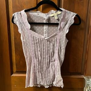 Free people lilac lace top